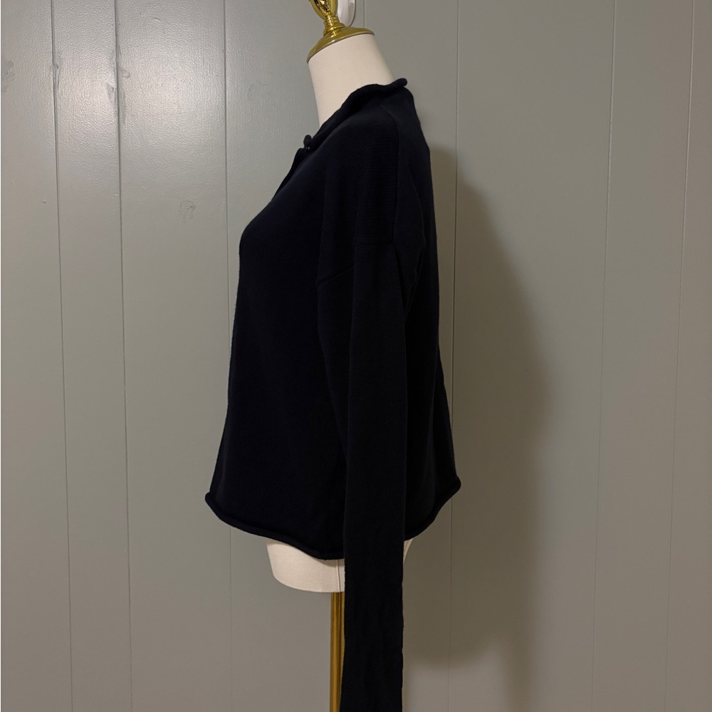 Alex Mill Taylor Cardigan Navy Cotton Cashmere Small NWT Preppy Classic Capsule - Picture 10 of 16
